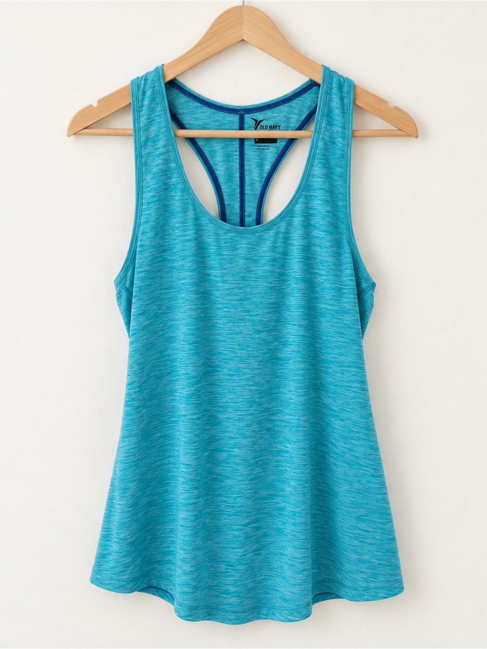 Old Navy Active Aqua Marled Racerback Workout Tank Women’s Medium
